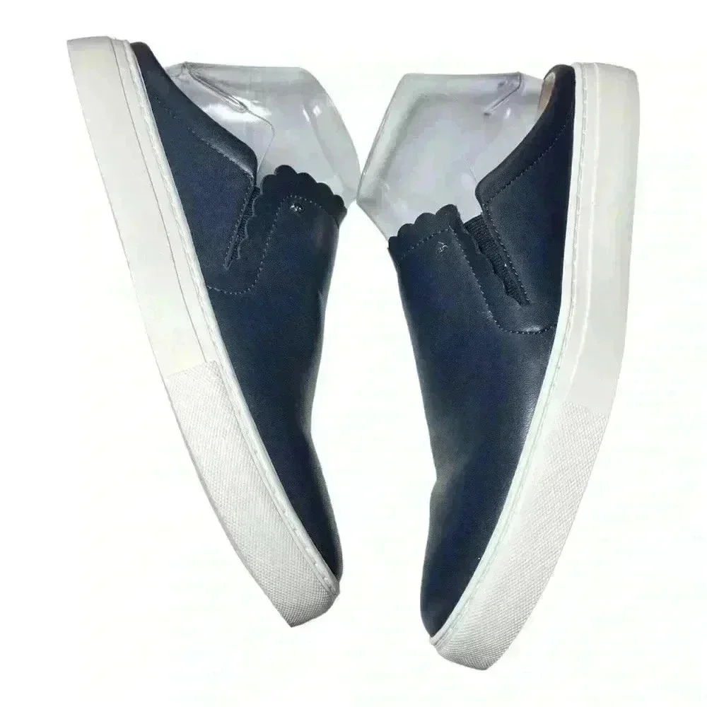 Kate Spade New York Women's Navy and White Casual Mules Size 8.5